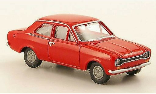 Ford Escort MK1 1/87 Wiking MKI red diecast model cars