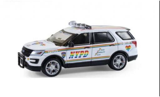 Ford Explorer 1/64 Greenlight 2016 NYPD 1:64 diecast model cars