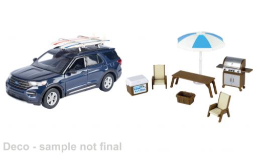 Ford Explorer 1/24 Motormax XLT blau 2022 1:24 diecast model cars