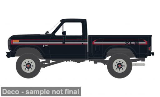 Ford F-1 1/64 IXO America 50 XLS Flareside 4x4 schwarz/Dekor 1983 1:64 diecast model cars