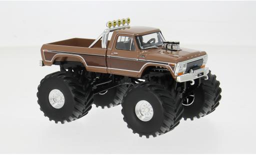 Diecast model cars Ford F-350 Monster Truck braun 1978 Kings of Crunch Series 5 1/43 Greenlight