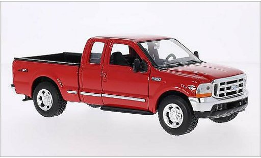 Ford F-350 XLT 1/24 Welly Super Duty red diecast model cars