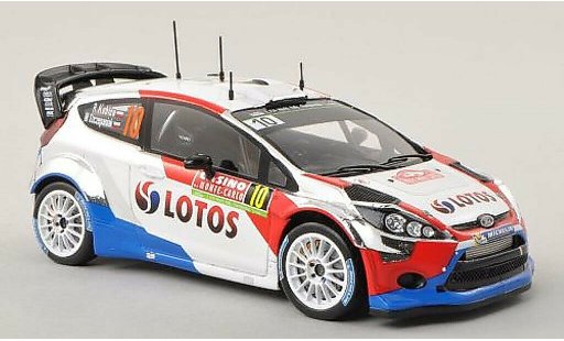 Ford Fiesta WRC 1/43 Spark No.10 M-Sport WRT / Lotos Rally Monte Carlo 2014 /M.Szczepaniak diecast model cars