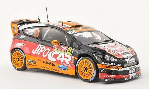 Ford Fiesta WRC 1/43 Spark No.21 Jipocar Czech National Team Rally Monte Carlo 2014 /M.Ernst diecast model cars