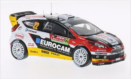 Ford Fiesta WRC 1/43 IXO No.22 Eurocam Rally Monte-Carlo 2014 /E.Melicharek diecast model cars