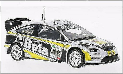 Ford Focus RS 1/43 Minichamps WRC No.46 M-Sport Beta WRC Rally Monza 2008 /C.Cassina diecast model cars