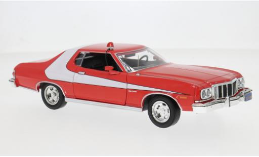 Ford Gran Torino 1/24 Greenlight rot/weiss 1976 1:24 diecast model cars