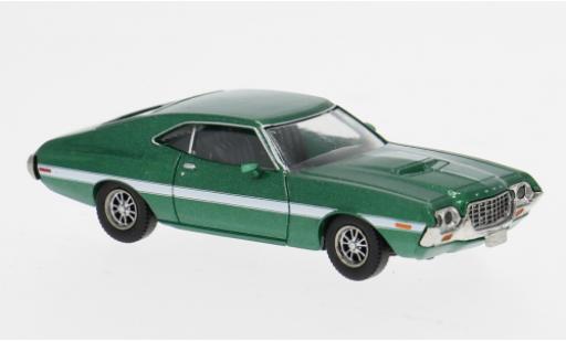 Diecast model cars Ford Gran Torino Sport gr&Atilde;&frac14;n/weiss 1969 1/87 Brekina