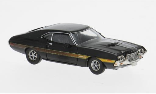 Diecast model cars Ford Gran Torino Sport schwarz 1969 1/87 Brekina