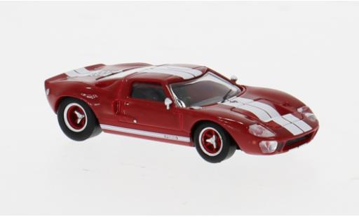 Diecast model cars Ford GT40 GT 40 rot 1966 1/87 Brekina