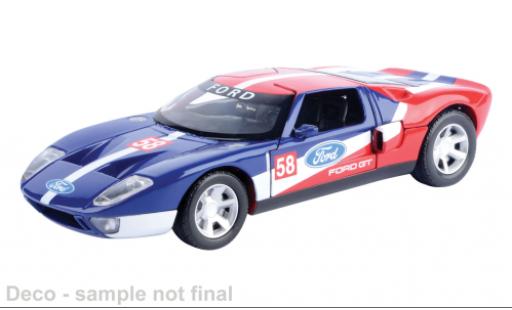 Ford GT 1/24 Motormax Concept blau/rot 1:24 diecast model cars
