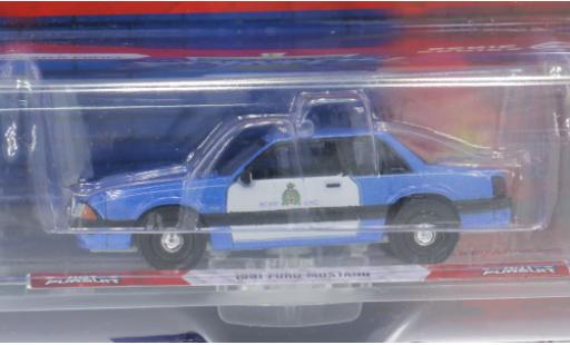 Ford Mustang 1/64 Greenlight 1991 Royal Canadian Mounted Police 1:64 diecast model cars