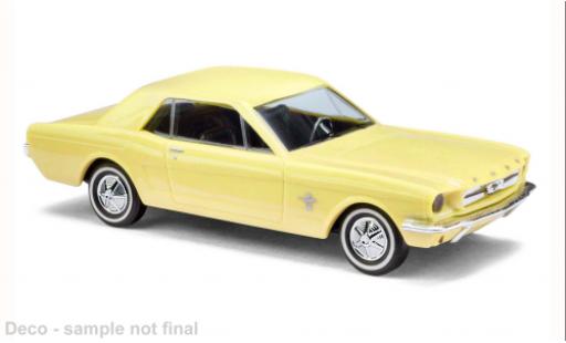 Ford Mustang 1/87 Busch gelb 1964 1:87 diecast model cars
