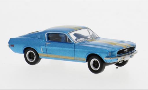 Ford Mustang 1/87 Brekina GT 350 Fastback blau/schwarz 1968 1:87 diecast model cars