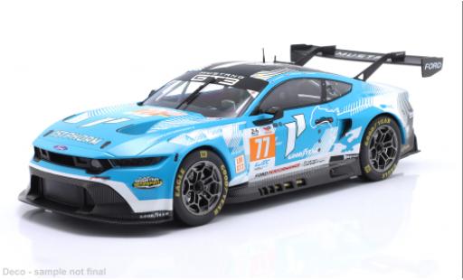 Ford Mustang 1/18 IXO GT3 24h Daytona 2024 Porsche Penske Motorsport #77 B.Barker/R.Hardwick 1:18 diecast model cars