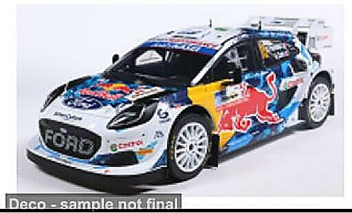 Diecast model cars Ford Puma Rally 1 Hyprid Rally Japan 2024 #16 A.Fourmaux/A.Coria 1/18 Solido