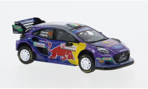 Diecast model cars Ford Puma 1/64 Mini GT Rally1 #42 1:64 Ford Puma 1/64 Mini GT Rally1 #42 1:64 diecast model cars