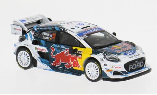 Ford Puma 1/64 Mini GT Rally1 Rally Monte Carlo 2024 M-Sport World Rally Team #13 1:64 diecast model cars