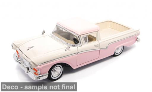 Ford Ranchero 1/18 Lucky Die Cast pink/weiss 1957 1:18 diecast model cars