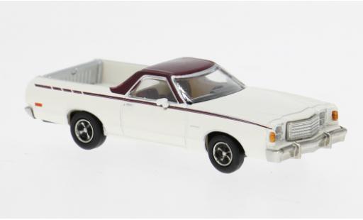 Diecast model cars Ford Ranchero weiss/rot 1977 1/87 Brekina