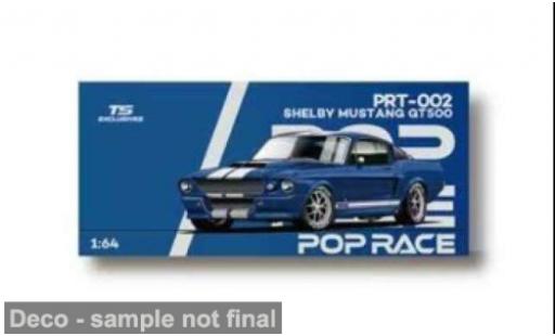 Shelby Mustang 1/64 Pop Race Ford GT500 blau/weiss Tokyo Station Exclusives 1:64