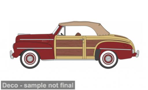 Diecast model cars Ford Sportsman rot 1946 1/87 Oxford