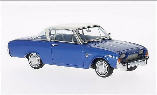 Ford Taunus 17M P3 1/43 Neo Coupe metallic blue/white 1962 diecast model cars