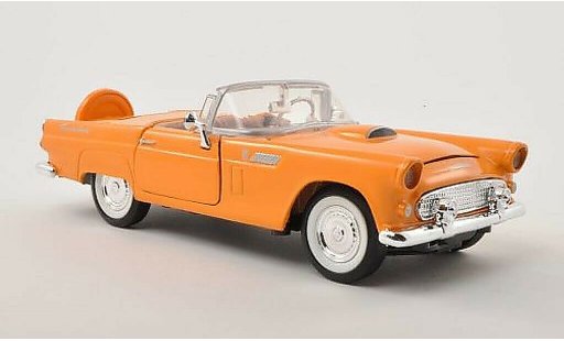 Ford Thunderbird Two-Seater 1/24 Motormax yellow 1956 diecast model cars