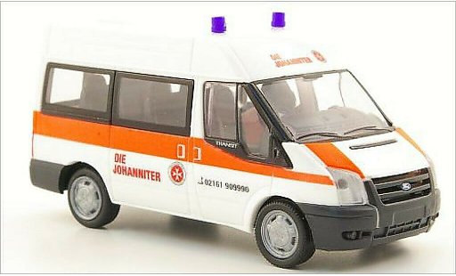 Ford Transit Bus 1/87 Rietze 06 Johanniter Monchengladbach diecast model cars