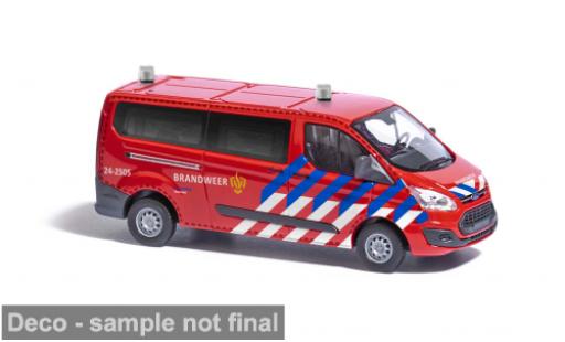 Diecast model cars Ford Transit Custom 2012 Brandweer (NL) 1/87 Busch
