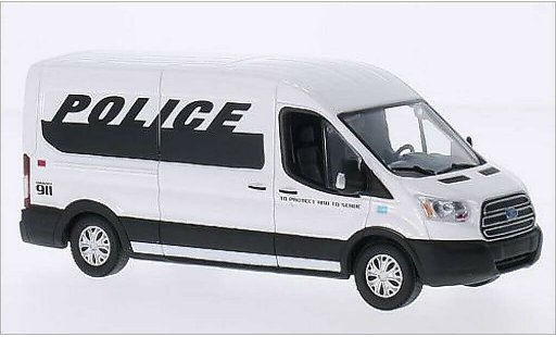Ford Transit Kastenwagen 1/43 Greenlight van (v363) white/black 2015 diecast model cars
