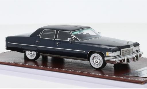 Diecast model cars Cadillac Fleetwood 1/43 GIM   Great Iconic Models Brougham metallic blue/matt-black 1976 Cadillac Fleetwood 1/43 GIM   Great Iconic Models Brougham metallic blue/matt-black 1976 diecast model cars