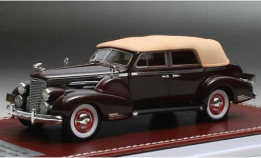 Diecast model cars Cadillac V16 1/43 GIM   Great Iconic Models Series 90 Convertible Sedan red 1938 Verdeck fermé Cadillac V16 1/43 GIM   Great Iconic Models Series 90 Convertible Sedan red 1938 Verdeck fermé diecast model cars