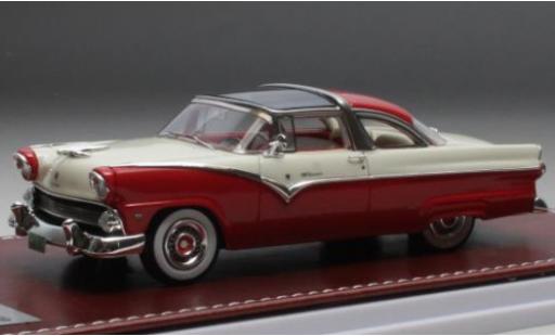 Ford Fairlane 1/43 GIM   Great Iconic Models GIM - Great Iconic Models Crown Victoria metallic red/white 1955 diecast model cars