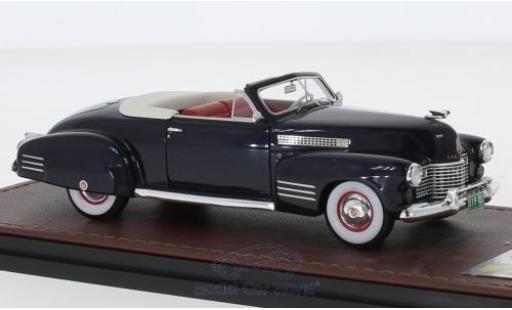 Diecast model cars Cadillac Series 62 1/43 GLM Convertible Coupe metallic blue 1941 Cadillac Series 62 1/43 GLM Convertible Coupe metallic blue 1941 diecast model cars