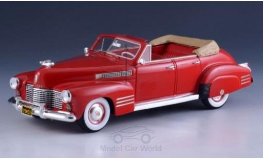 Diecast model cars Cadillac Series 62 1/43 GLM Convertible Sedan red 1941 Cadillac Series 62 1/43 GLM Convertible Sedan red 1941 diecast model cars