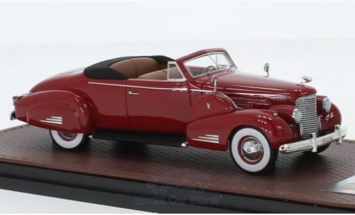 Diecast model cars Cadillac V16 1/43 GLM Convertible Coupe red 1938 Cadillac V16 1/43 GLM Convertible Coupe red 1938 diecast model cars