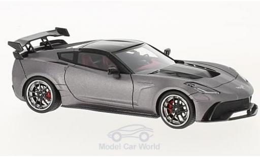 Chevrolet Corvette C7 1/43 GLM Widebody DarwinPRO Black Sails matt-grey/black 2016 diecast model cars