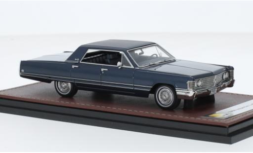 Diecast model cars Chrysler Imperial 1/43 GLM LeBaron metallise blue foncé 1968 Chrysler Imperial 1/43 GLM LeBaron metallise blue foncé 1968 diecast model cars