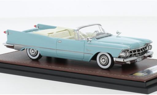 Diecast model cars Imperial Crown 1/43 GLM Convertible blue 1959 Imperial Crown 1/43 GLM Convertible blue 1959 diecast model cars