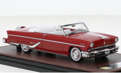 Diecast model cars Lincoln Capri 1/43 GLM Convertible red 1955 Lincoln Capri 1/43 GLM Convertible red 1955 diecast model cars