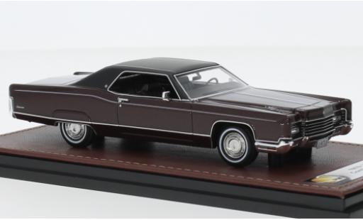 Diecast model cars Lincoln Continental 1/43 GLM Coupe red foncé/black 1970 Lincoln Continental 1/43 GLM Coupe red foncé/black 1970 diecast model cars