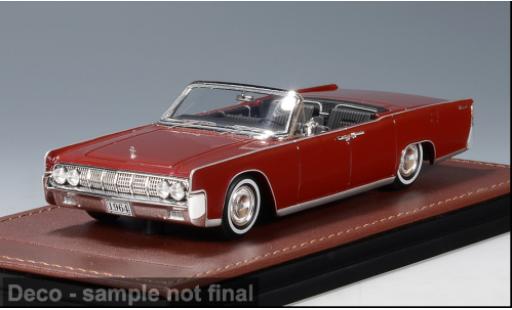 Diecast model cars Lincoln Continental 1/43 GLM Cabriolet rot 1964 1:43 Lincoln Continental 1/43 GLM Cabriolet rot 1964 1:43 diecast model cars