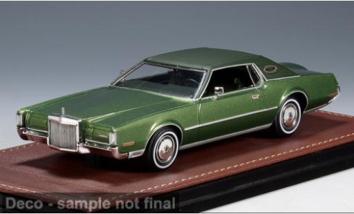 Diecast model cars Lincoln Continental 1/43 GLM Mark IV grün 1972 1:43 Lincoln Continental 1/43 GLM Mark IV grün 1972 1:43 diecast model cars