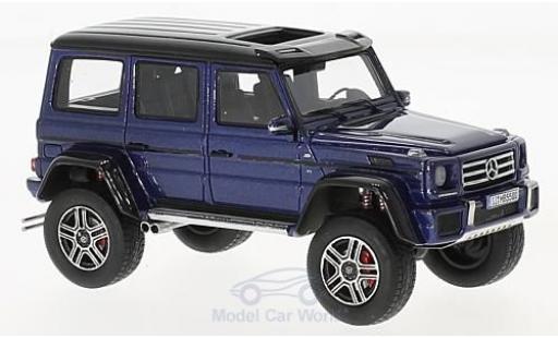 Mercedes Classe G 1/43 GLM G550 4x4 metallic blue/black 2016 diecast model cars