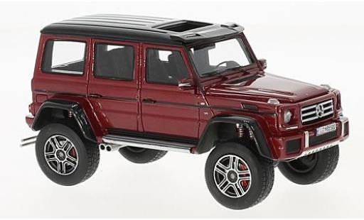 Mercedes Classe G 1/43 GLM G550 4x4 metallic red/black 2016 diecast model cars