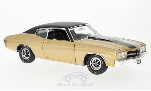 Chevrolet Chevelle 1970 1/18 GMP SS 396 gold/black 1970 with vinyl top diecast model cars