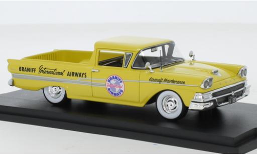 Diecast model cars Ford Ranchero 1/43 Goldvarg Collections Braniff International Airways 1958 Ford Ranchero 1/43 Goldvarg Collections Braniff International Airways 1958 diecast model cars
