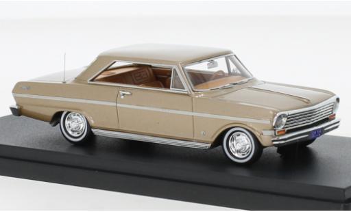 Diecast model cars Chevrolet Nova 1/43 Goldvarg Collections metallise beige 1963 Chevrolet Nova 1/43 Goldvarg Collections metallise beige 1963 diecast model cars