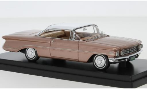 Diecast model cars Oldsmobile 98 1/43 Goldvarg Collections metallic kupfer/white 1960 Oldsmobile 98 1/43 Goldvarg Collections metallic kupfer/white 1960 diecast model cars